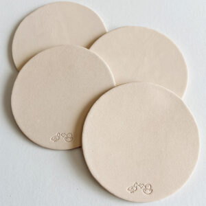 duck+chick leather coasters