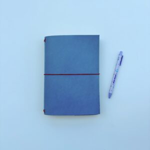 Leather Journal Blue