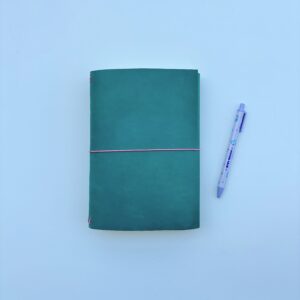 Leather Journal Teal