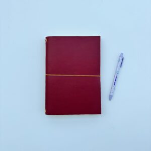 Leather Journal Red