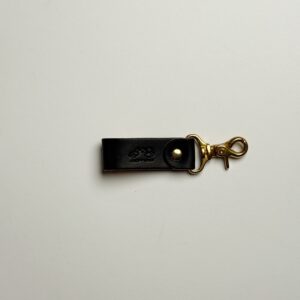 Leather Keychain - Black