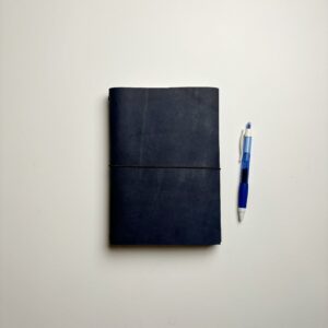 Leather Journal - Navy Blue