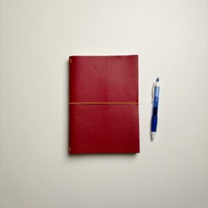 Leather Journal Red