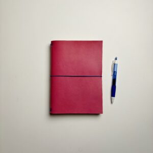 Leather Journal Pink