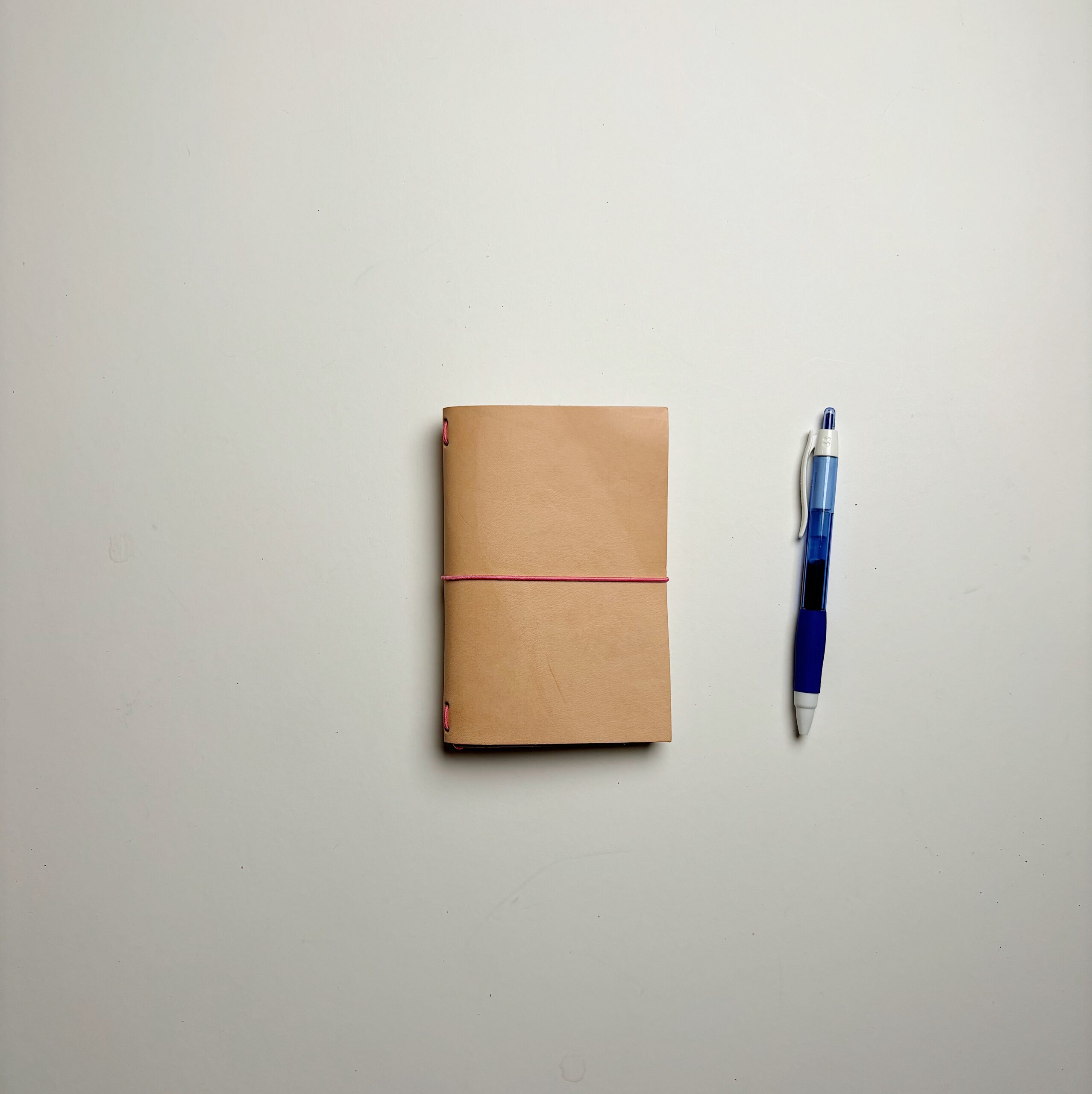 Leather Pocket Journal - Tan